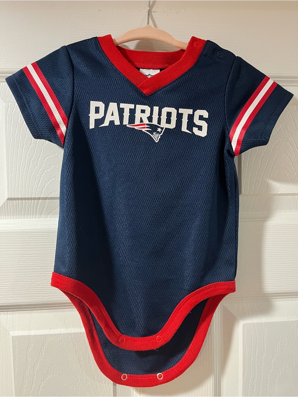 VGUC 🌟🏈 New England Patriots Baby Jersey Onesie 6-12m